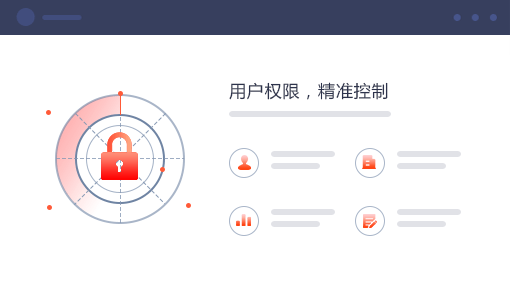 企业财务分析解决方案 用户权限，精准控制